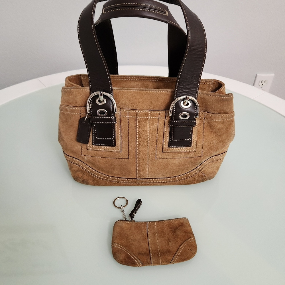 Coach vintage bag and wallet set